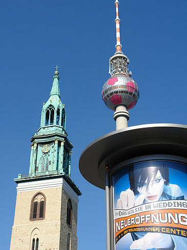 Foto Fernsehturm und Marienkirche