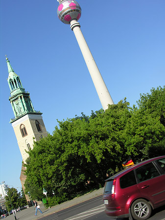 Fernsehturm und Marienkirche