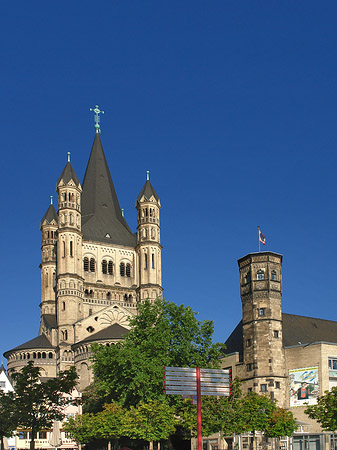 Schild vor Groß St.Martin