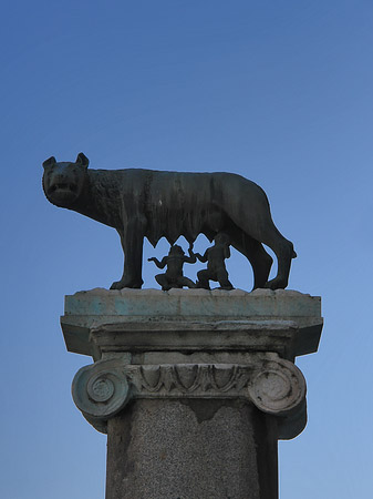 Romulus und Remus Säule Fotos