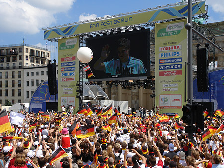 Foto Leinwand und Fans - Berlin