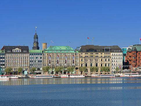 Foto Alster Pavillon und Binnenalster - Hamburg