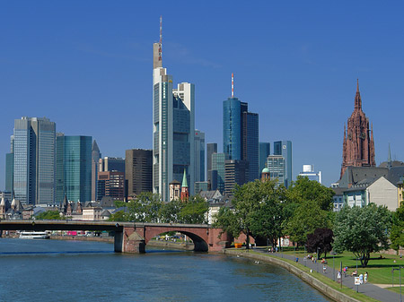 Skyline von Frankfurt Fotos