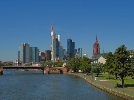 Foto Skyline von Frankfurt