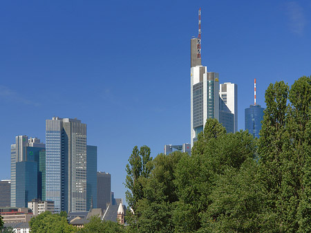 Skyline von Frankfurt Fotos