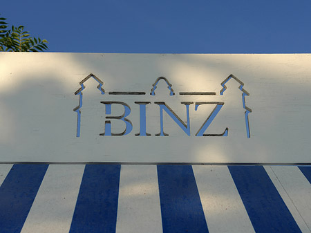 Foto Schild - Ostseebad Binz