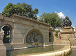 Brunnen am Placa de Catalunya Fotos