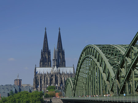 Fotos Hohenzollernbrücke beim Kölner Dom