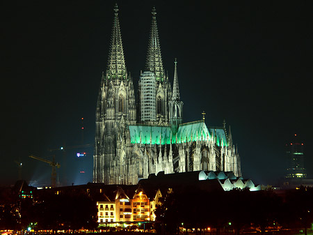 Kölner Dom bei Nacht Fotos