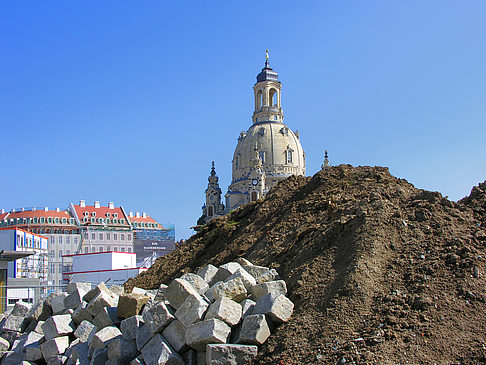 Baustelle Frauenkirche Foto 