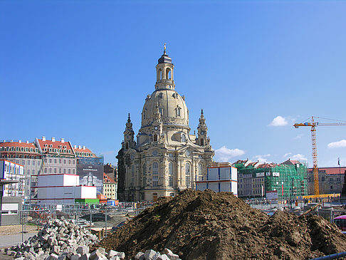 Foto Baustelle Frauenkirche